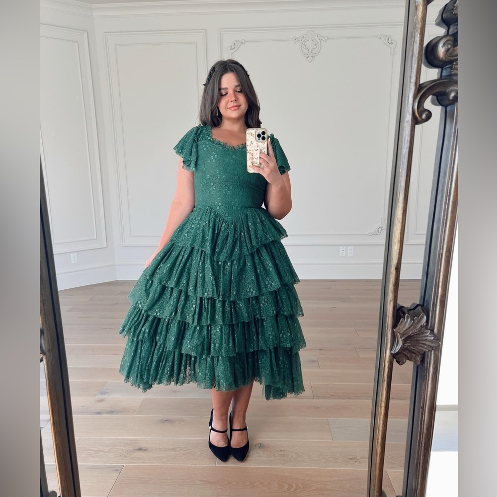 JessaKae Green Mia Dress 3x